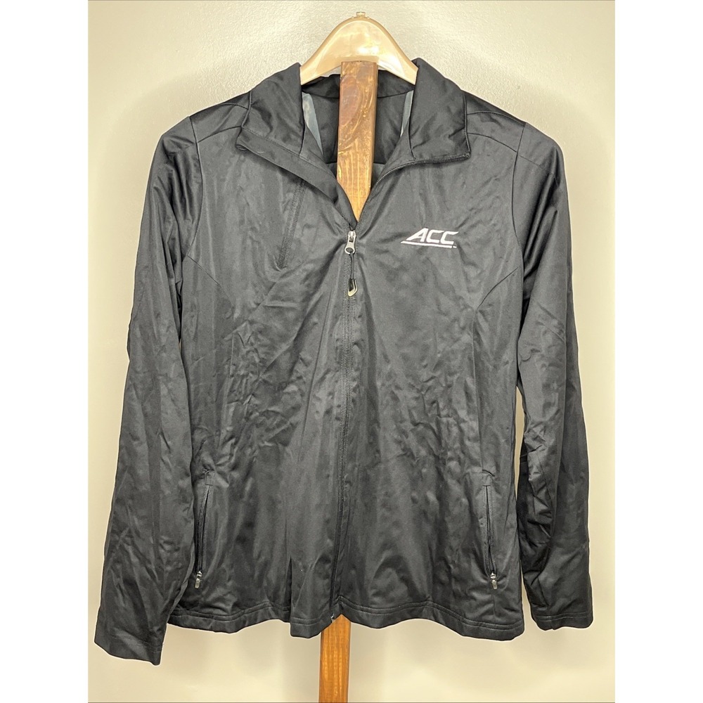 Antigua Men's Black 1/4 Zip Pullover ACC Jacket Windbreaker Size XL